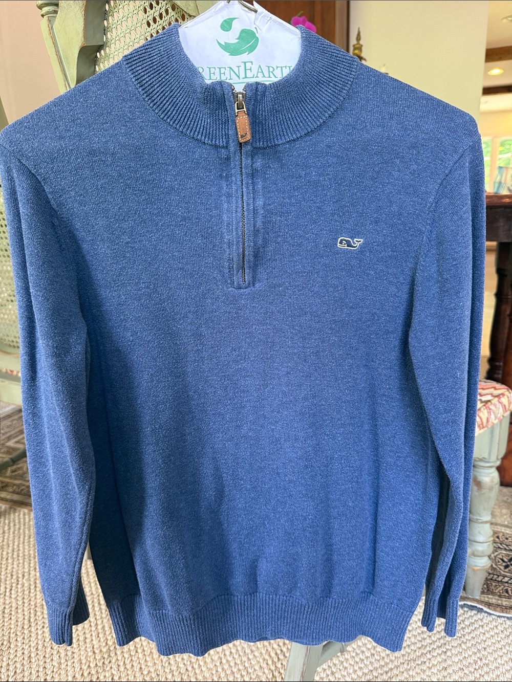 Vineyard Vines Youth Boathouse Quarter Zip Sweater